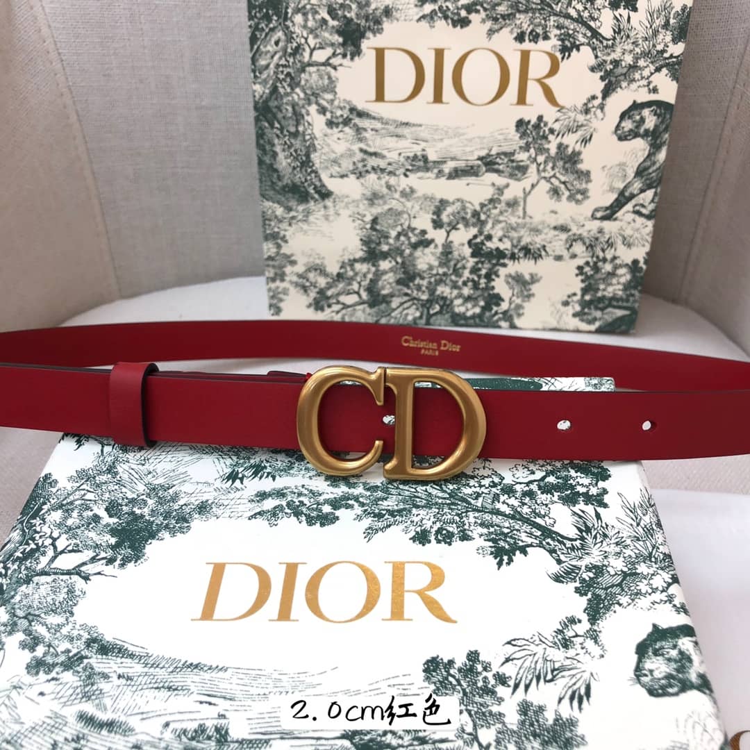 Knockoff Dior Logo Belt 20mm For Lady - DEEPREPS