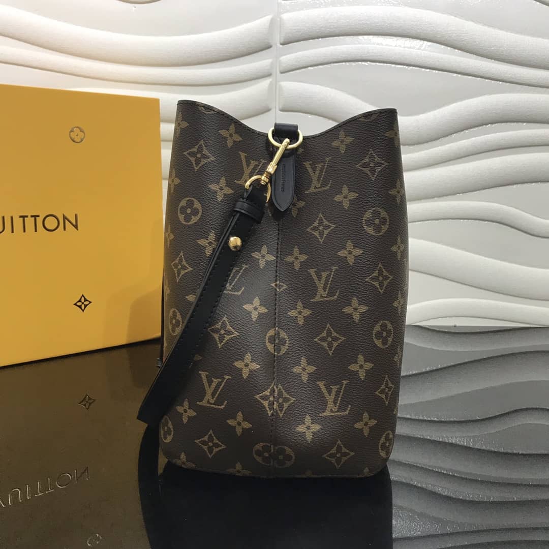 Louis Vuitton Neonoe Monogram Canvas Noir Replica Shoulder Bag M44020 - DEEPREPS