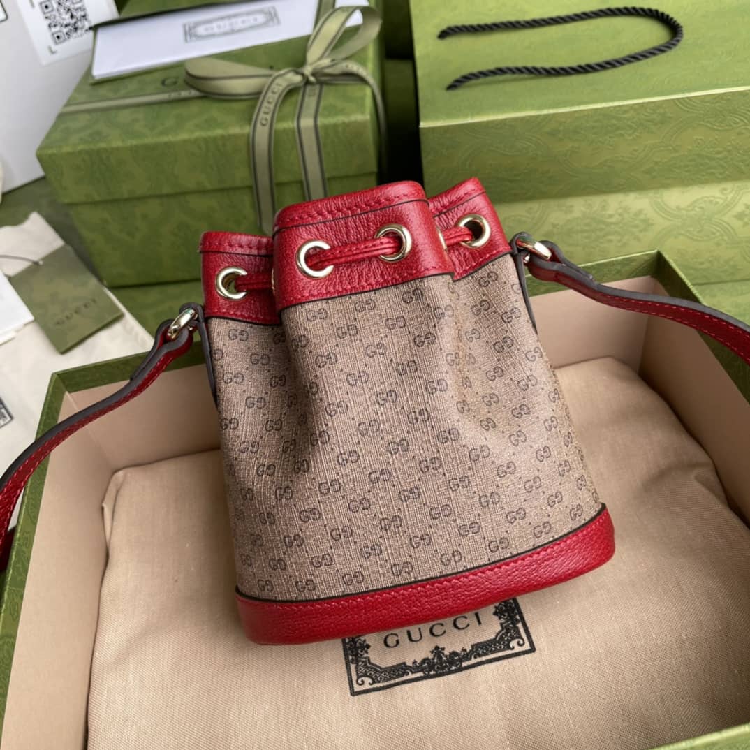 Gucci Doraemon X Gucci Mini Bucket Bag Replica 647801 - DEEPREPS