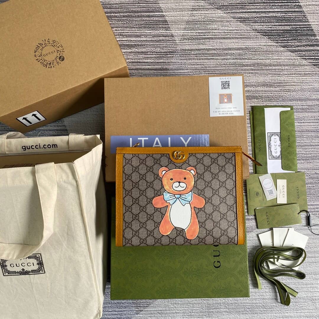 Gucci Kai GG Bear Clutch Replica Purse 660513 - DEEPREPS