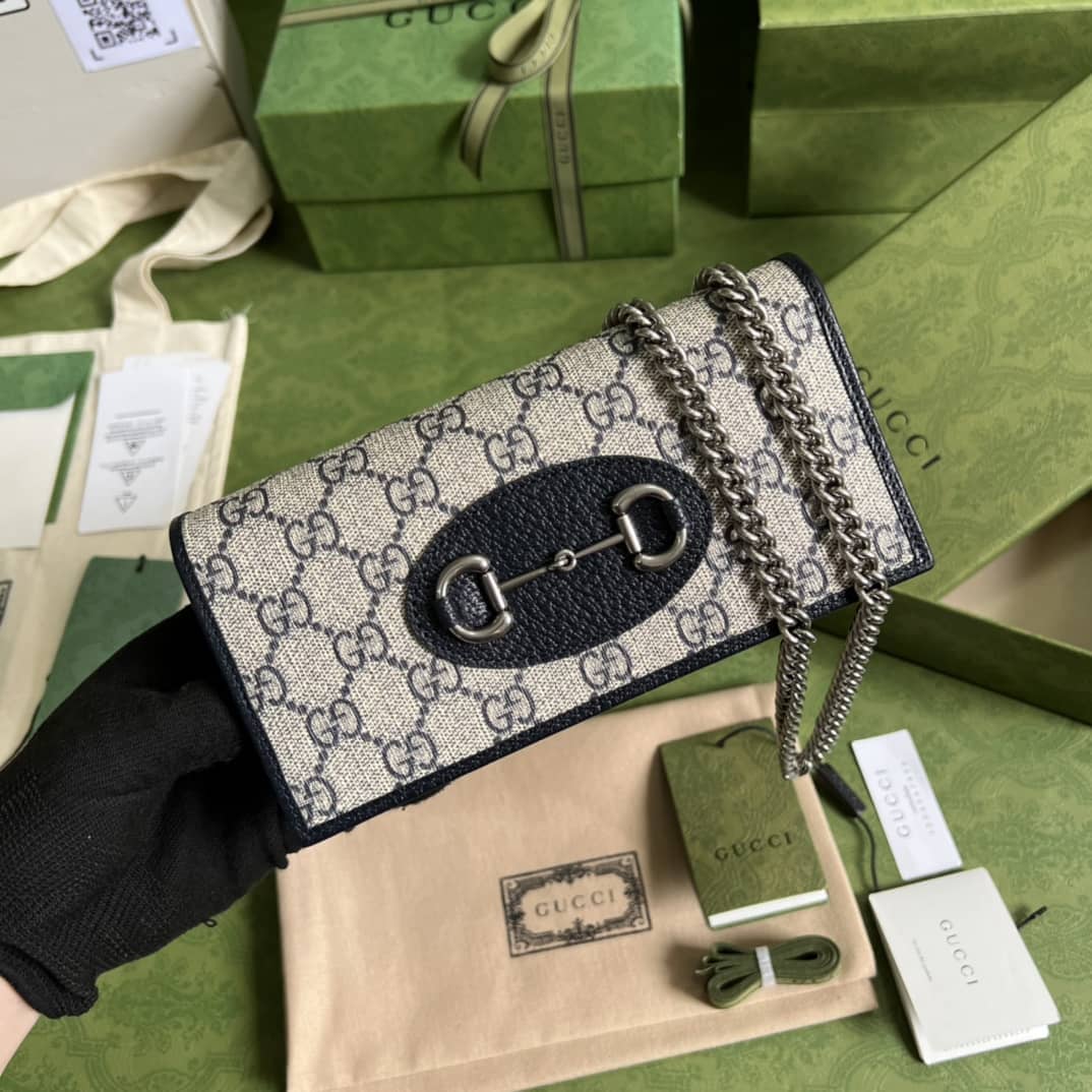 Adidas x Gucci Wallet With Chain 621892 Replica Crossbody Bag - DEEPREPS