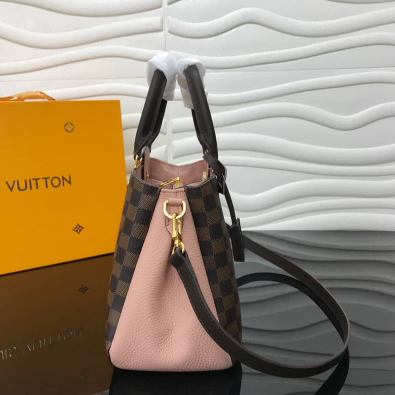 Louis Vuitton Damier Ebene Canvas Brittany Bag Replica Pink M41674 - DEEPREPS