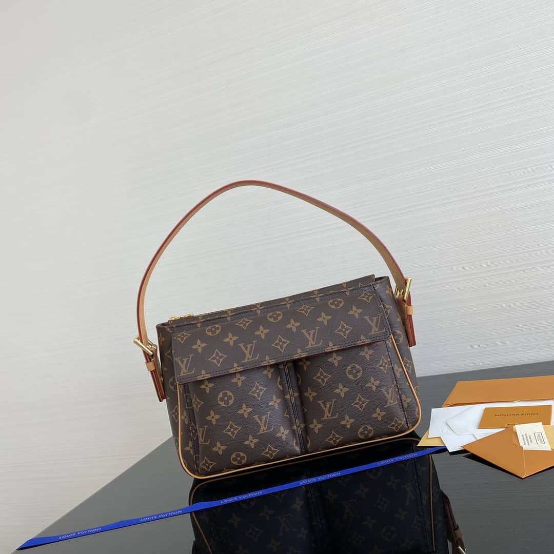 Louis Vuitton Viva Cite GM Monogram Canvas Replica Shoulder Bag - DEEPREPS