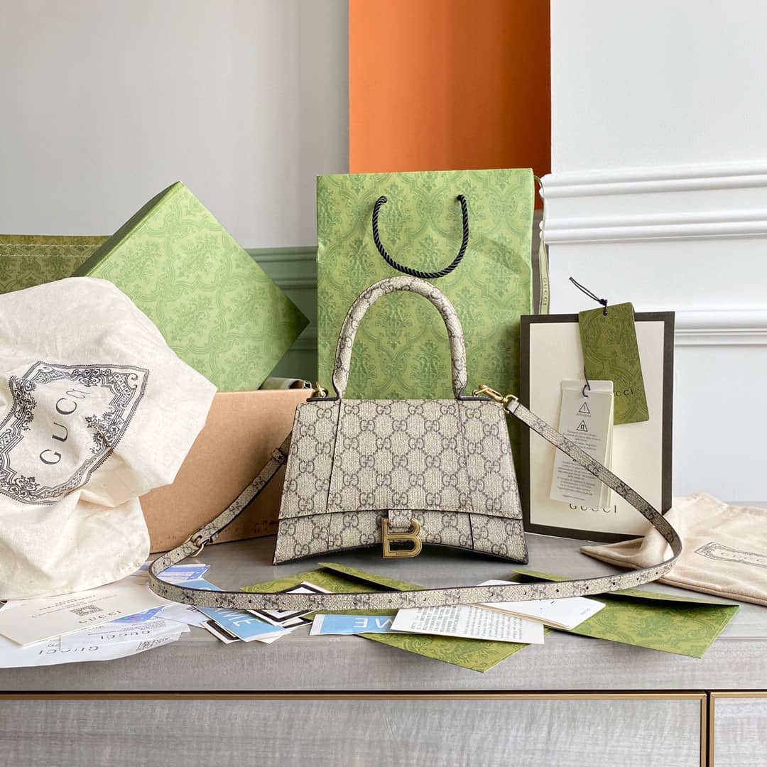 Gucci Bag Dupes x Balenciaga Small Hourglass Bag Replica 593546 - DEEPREPS