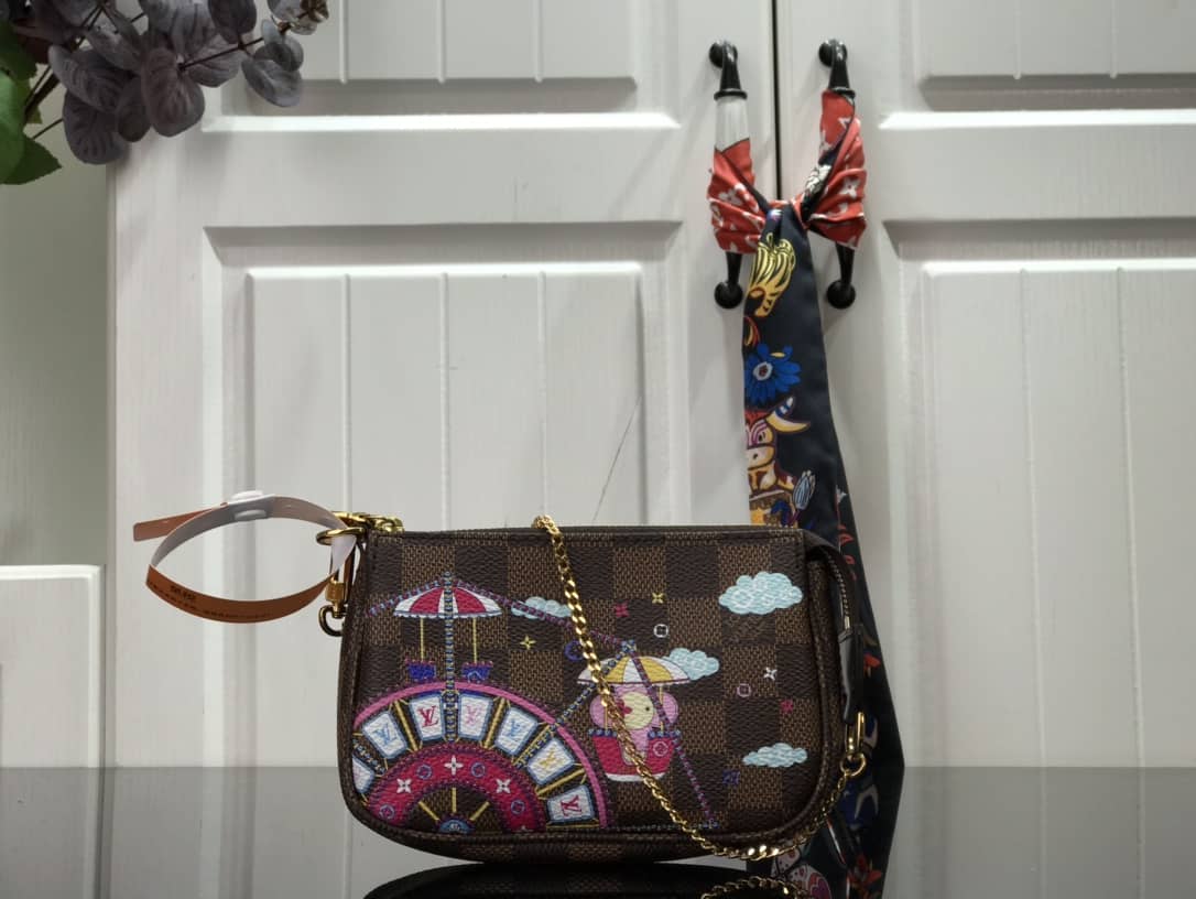 Louis Vuitton Christmas Mini Replica Pochette N60402 - DEEPREPS