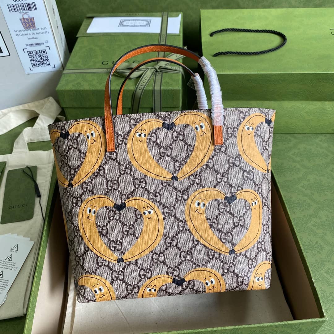 Gucci Children GG Supreme Tote Replica 410812 - DEEPREPS