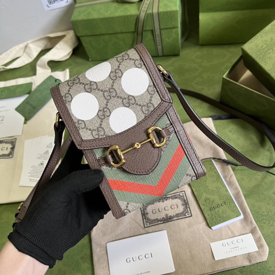 Gucci 1955 Horsebit Mini Phone Bag Replica 625615 - DEEPREPS