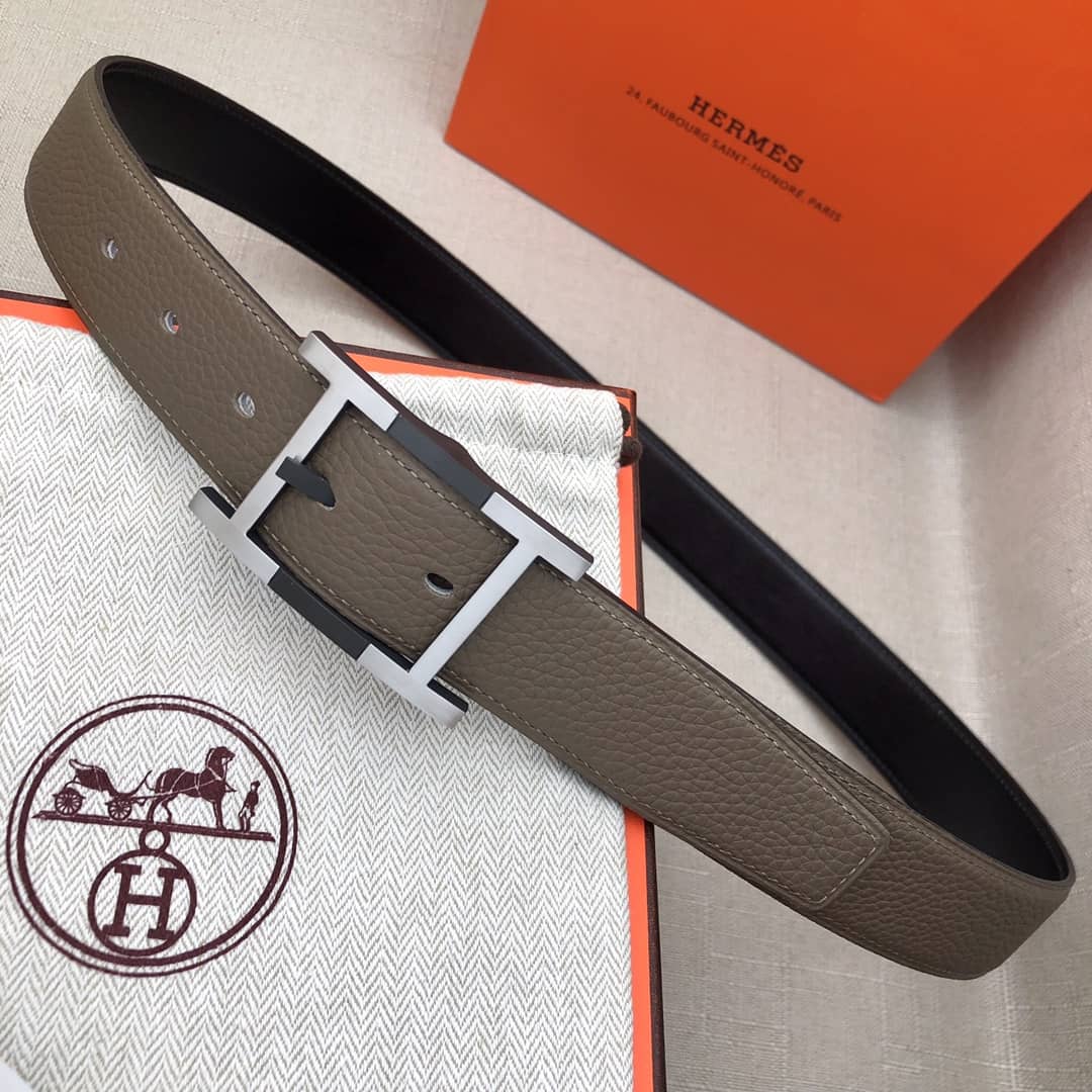 Fake Hermes Logo Belt 32mm - DEEPREPS