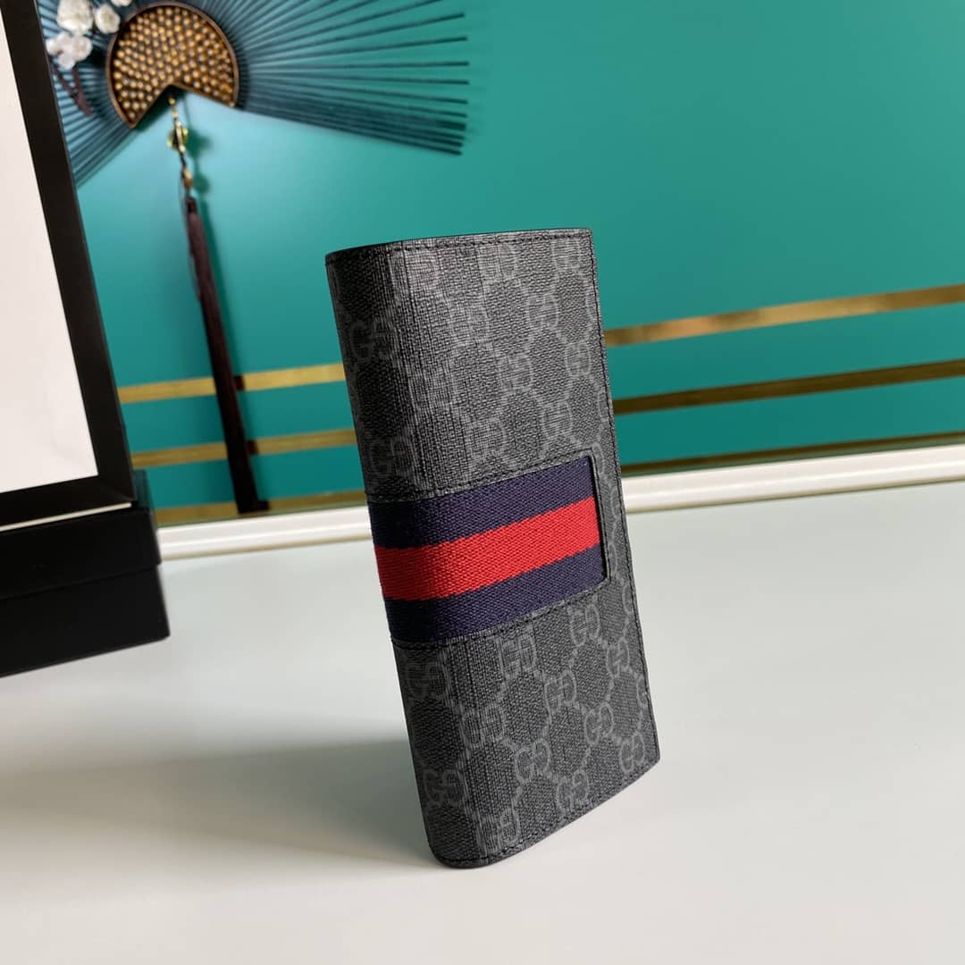 Gucci Bill PVC Leather Long Wallet Replica 408836 - DEEPREPS