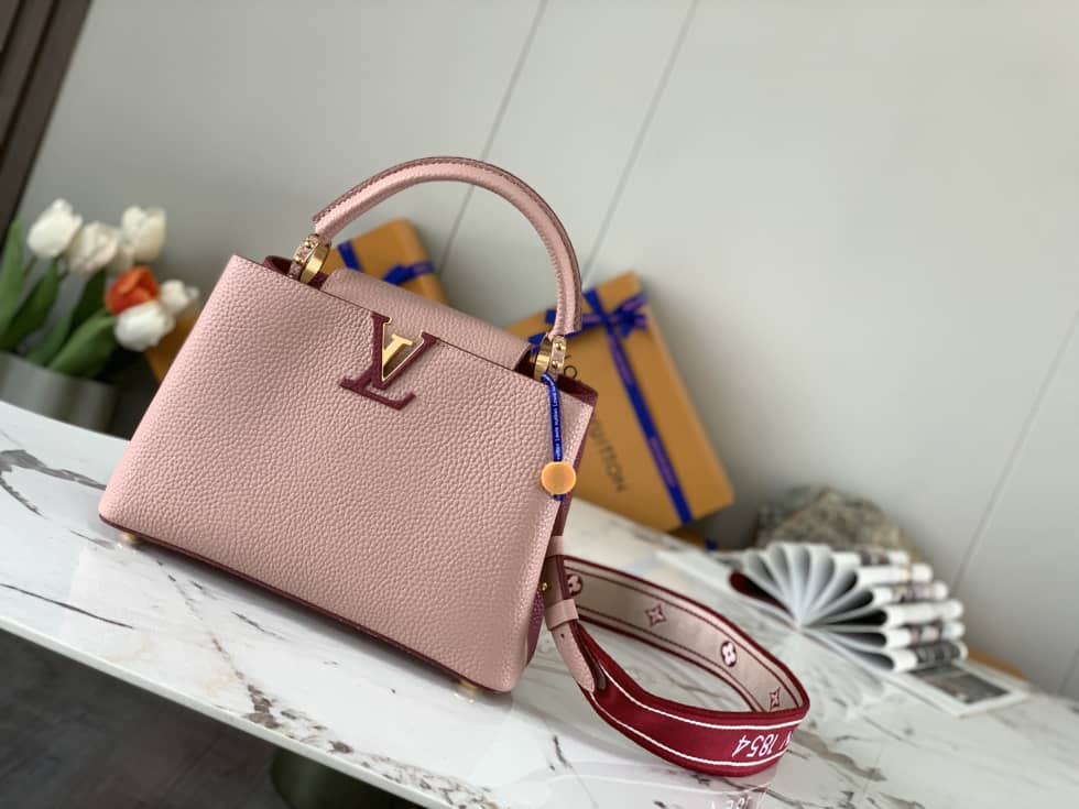Louis Vuitton Capucines BB Pink M58608 Replica Crossbody Bag - DEEPREPS