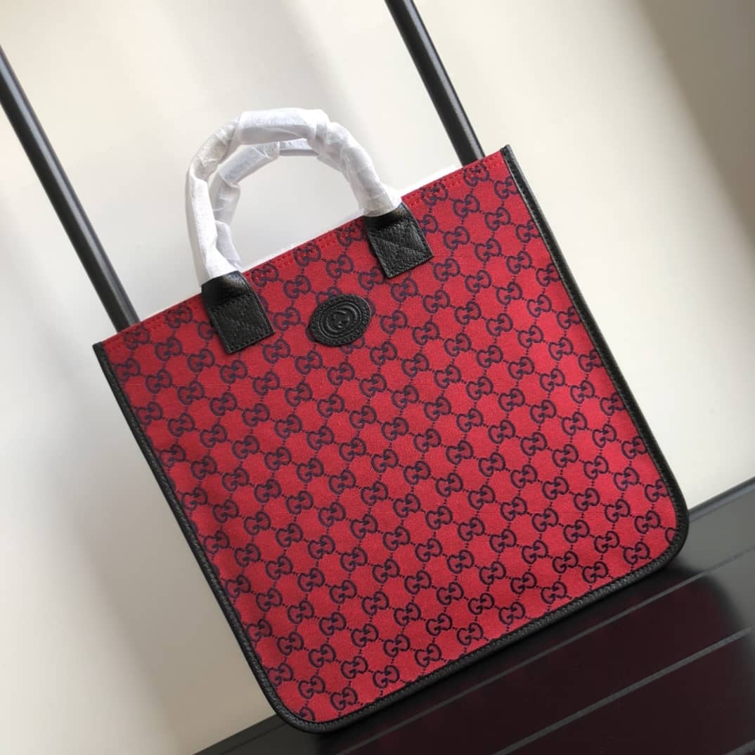Gucci GG Multicolor Kids Girl Tote Replica Red 550763 - DEEPREPS