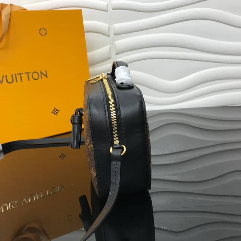 Louis Vuitton Saintonge Monogram Canvas Replica Shoulder Bag Black M43557 - DEEPREPS