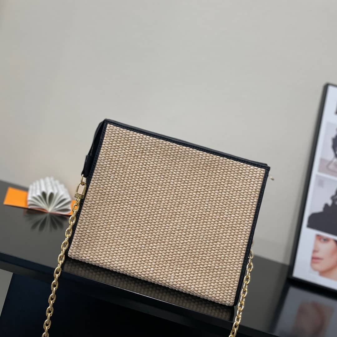 Louis Vuitton Toiletry Pouch on Chain Circle Logo M81366 Replica - DEEPREPS