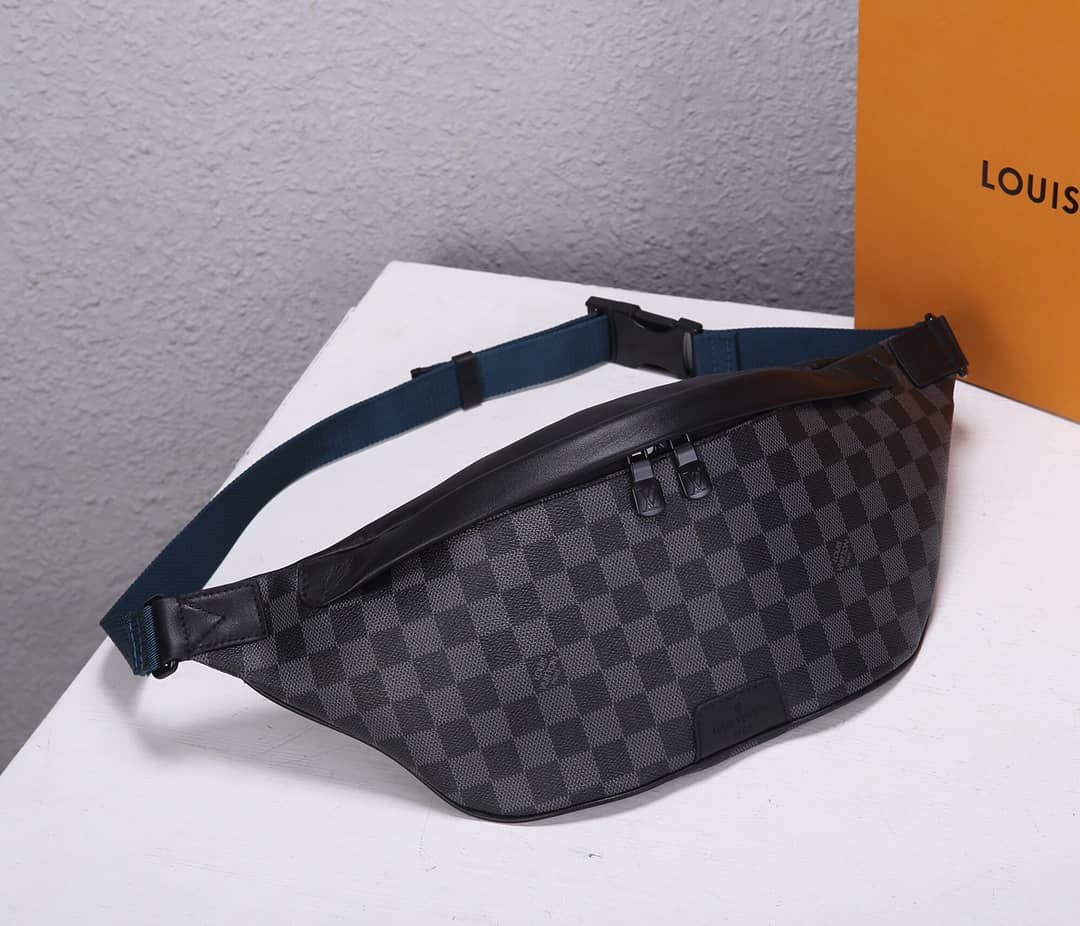 LV Bum Bag Dupe Discovery Damier Graphite Canvas N40187 - DEEPREPS