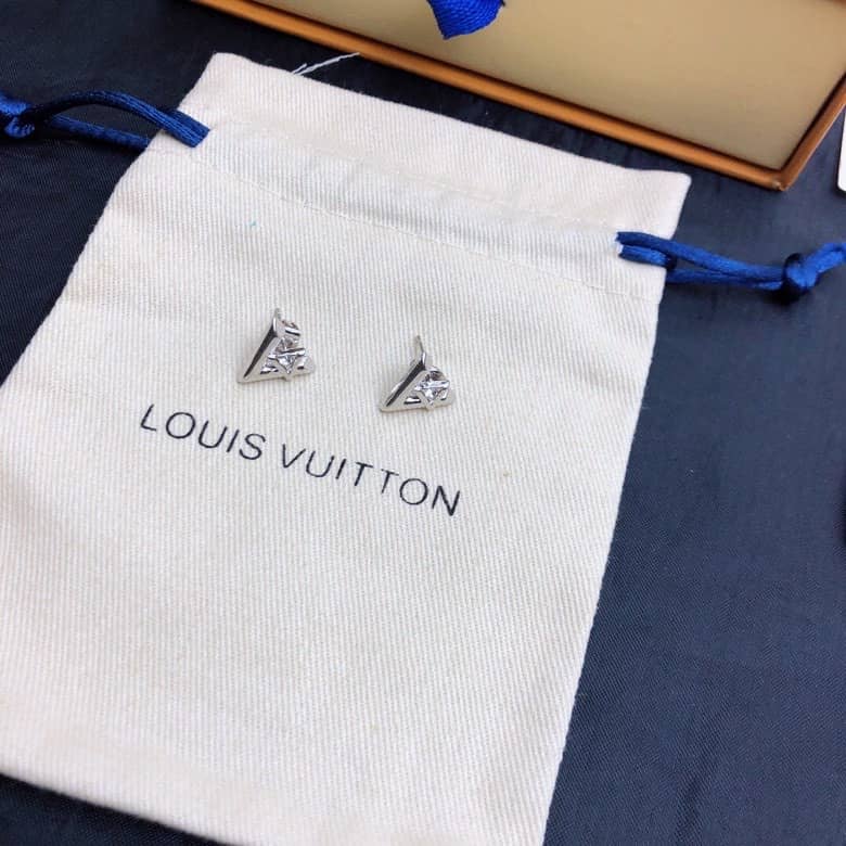 LV Hoop Earrings Dupe Logo - DEEPREPS