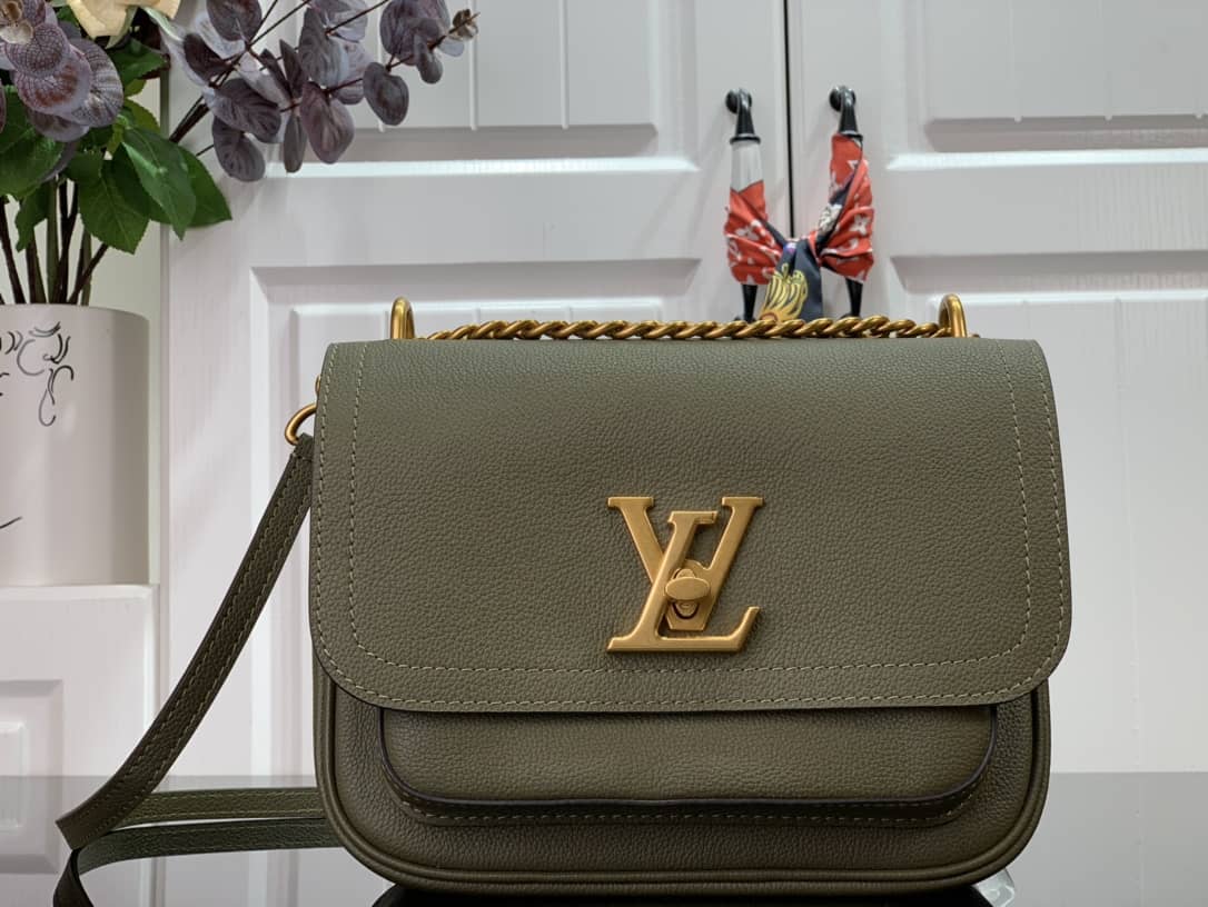 Louis Vuitton Lockme Chain PM Replica Handbag Green M57073 - DEEPREPS