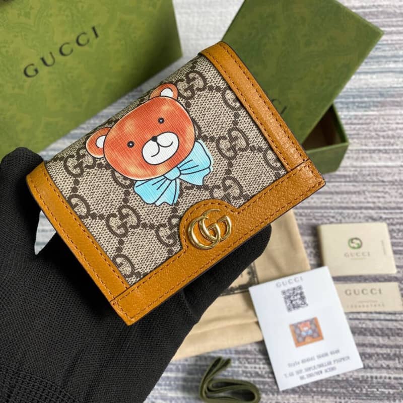 Gucci Teddy Bear Joint Series Wallet Replica 654541 - DEEPREPS