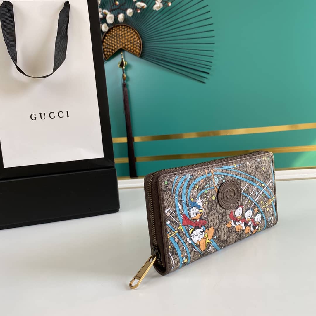 Gucci Donald Zip Around Wallet Replica 647940 - DEEPREPS