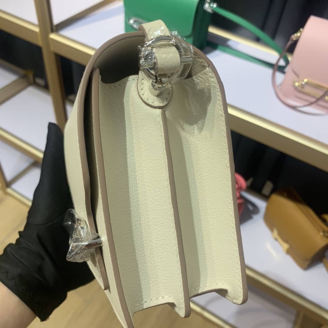 Hermes Roulis Mini Sac Evercolor Calfskin Leather Crossbody Bag - DEEPREPS