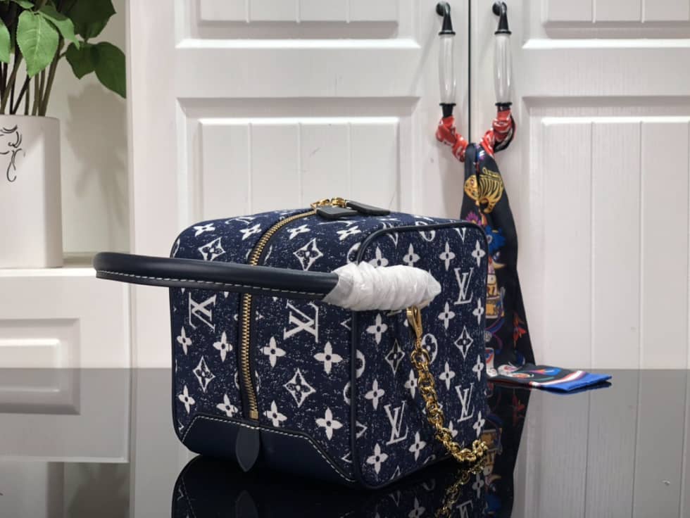 Louis Vuitton Square Denim Leather M59611 Replica Bag - DEEPREPS