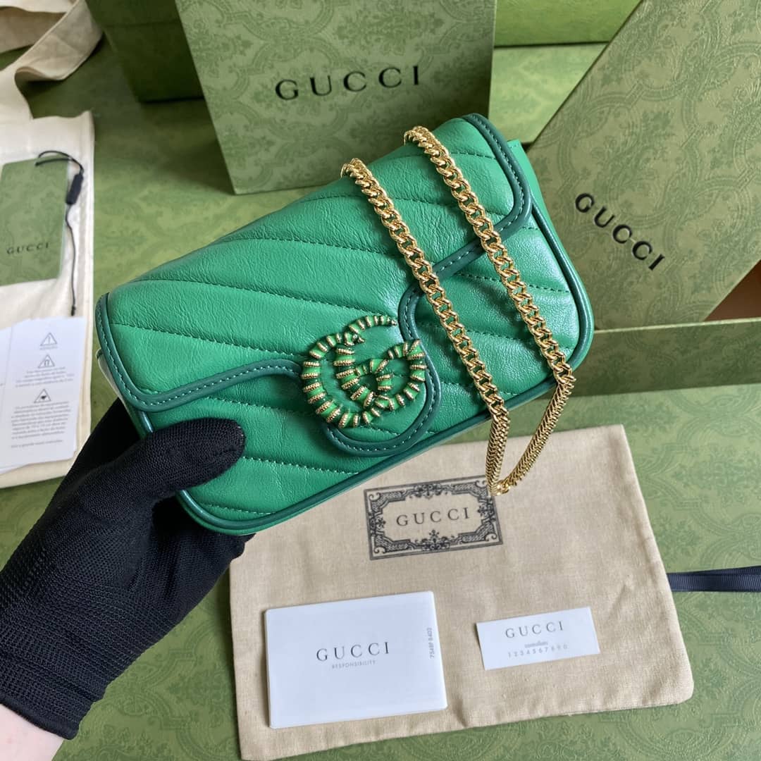 Gucci Marmont GG Mini Chain Shoulder Bag Replica 574969 - DEEPREPS