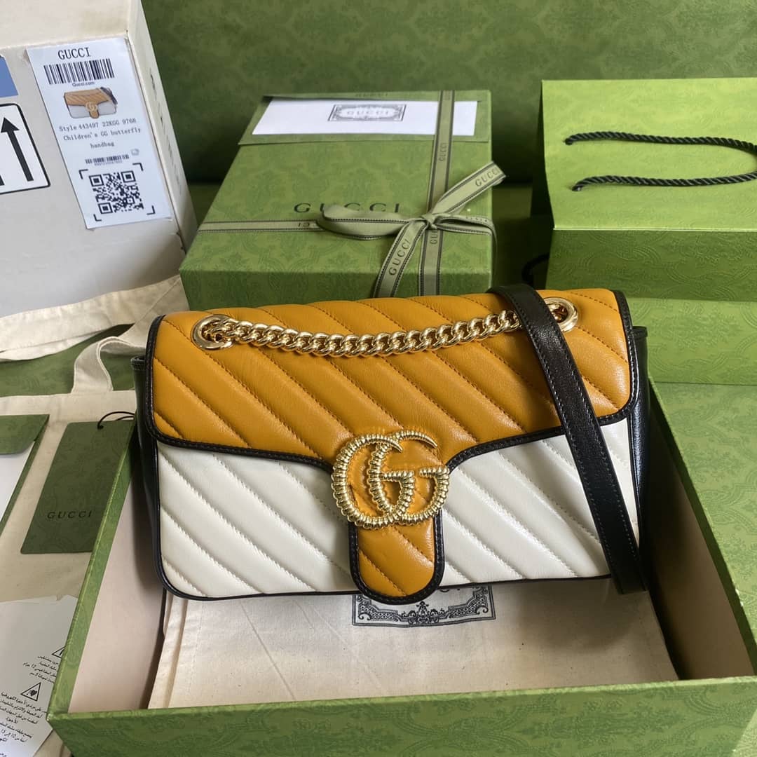 Gucci Marmont GG Small matelassé Shoulder Bag Replica 443497 - DEEPREPS