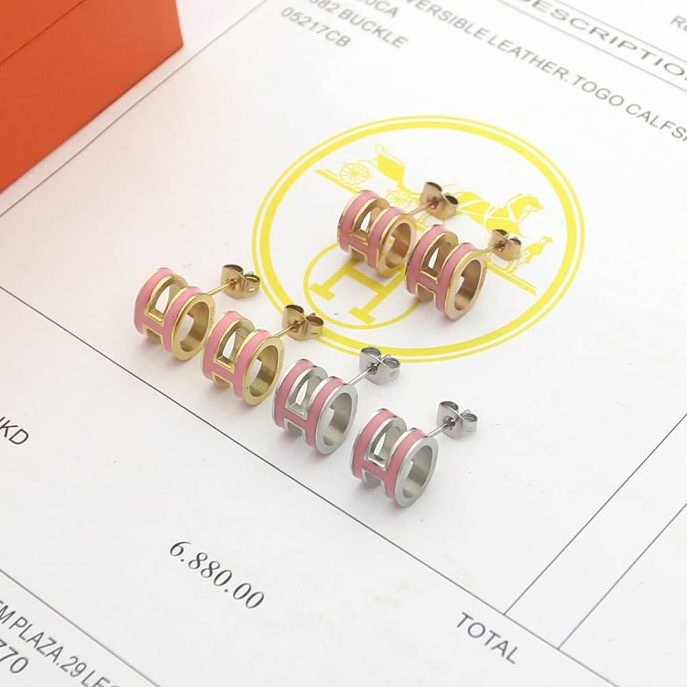 Knockoff Hermes Logo Earring - DEEPREPS