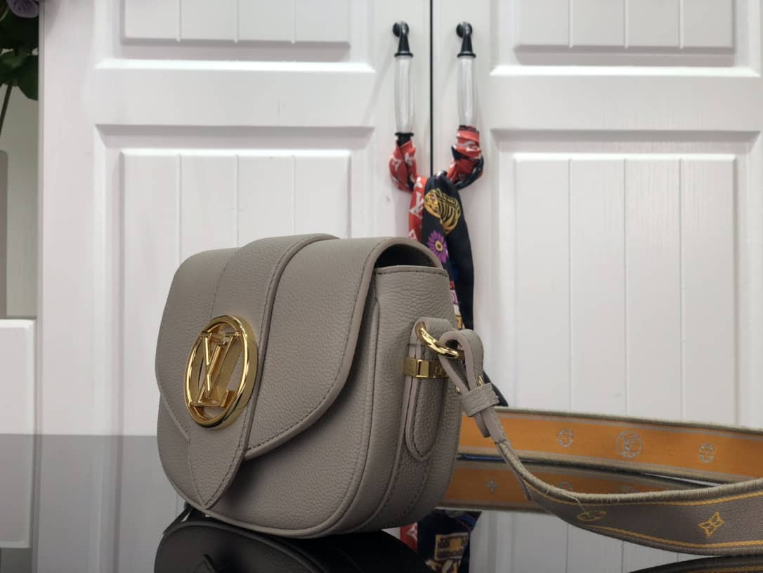 Louis Vuitton Pont 9 Soft PM Replica Bag Apricot M58727 - DEEPREPS