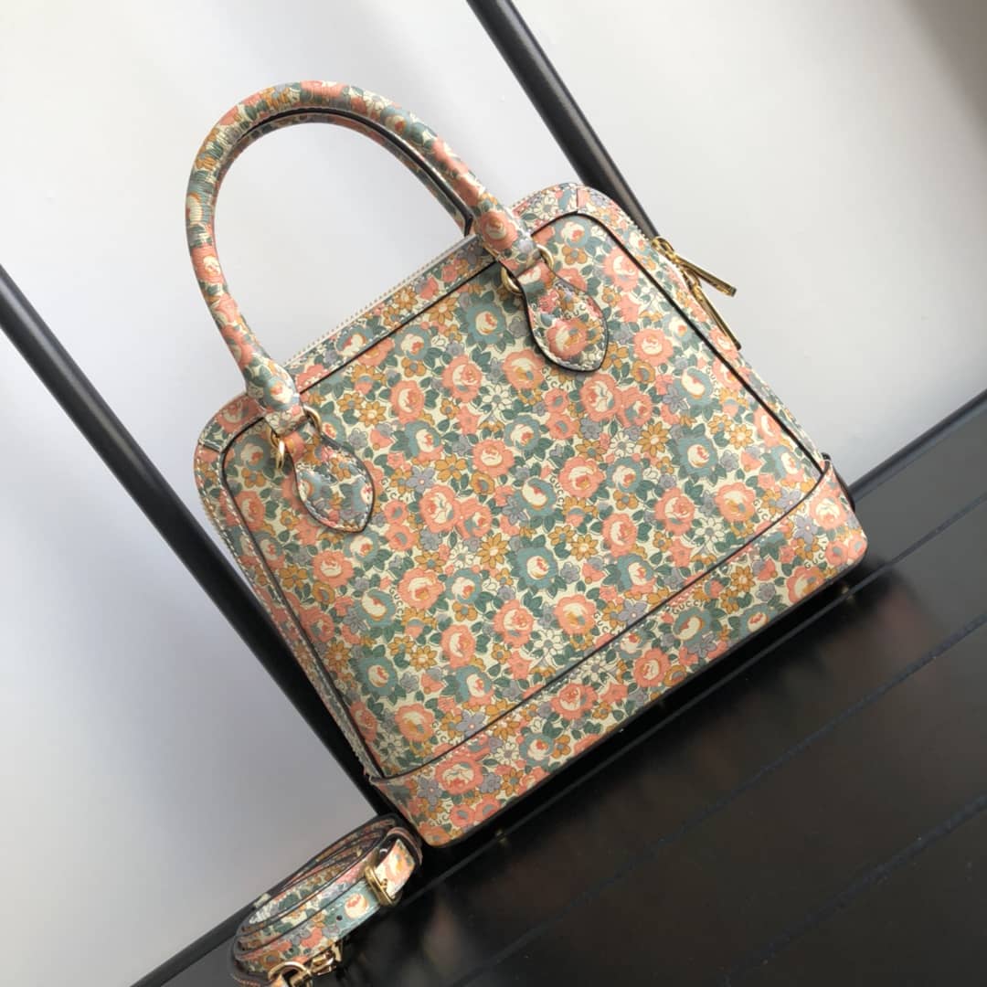 Gucci GG Horsebit 1955 Small Top Handle Printing Replica Bag 621220 - DEEPREPS