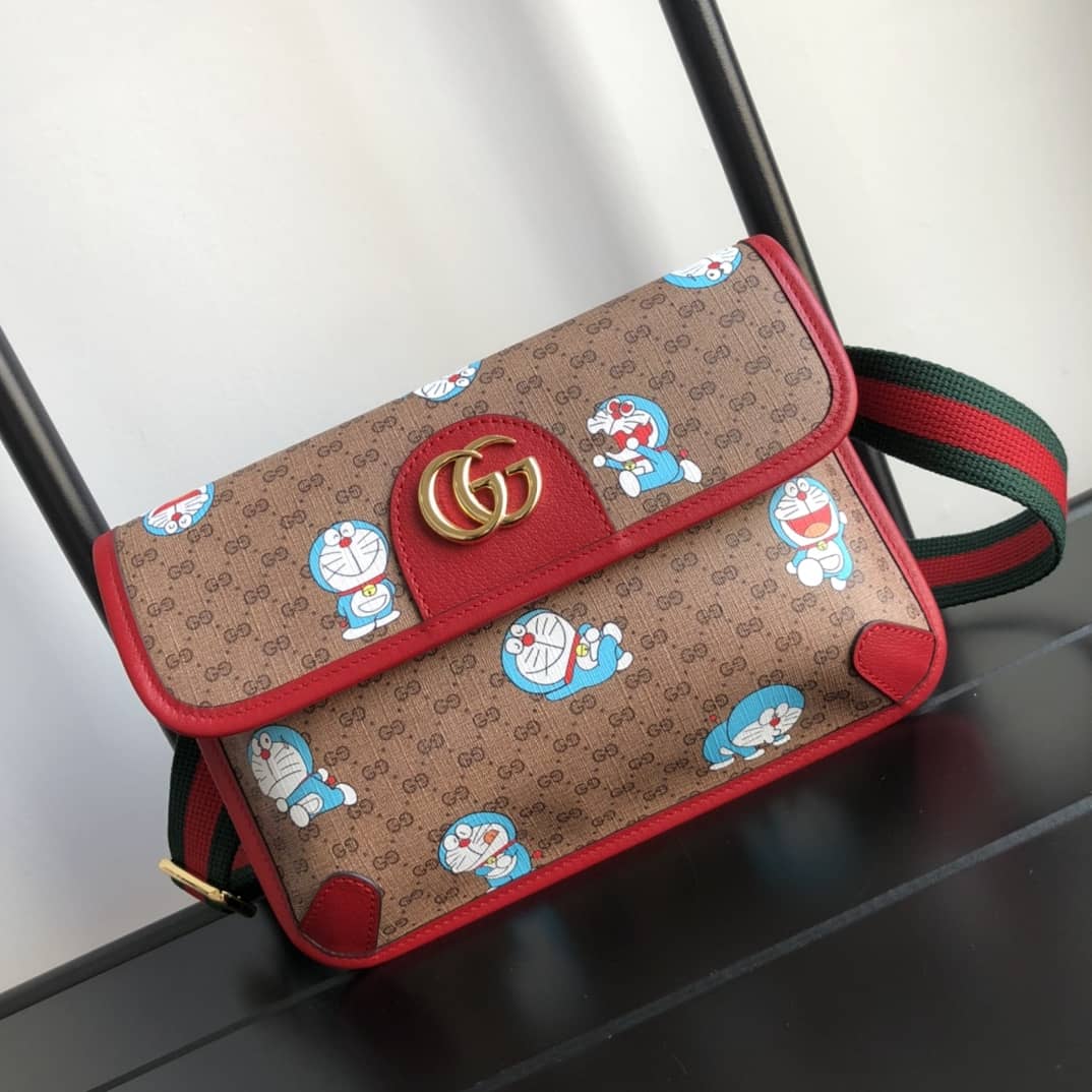 Gucci Doraemon Small Belt Bag Replica Red 647817 - DEEPREPS