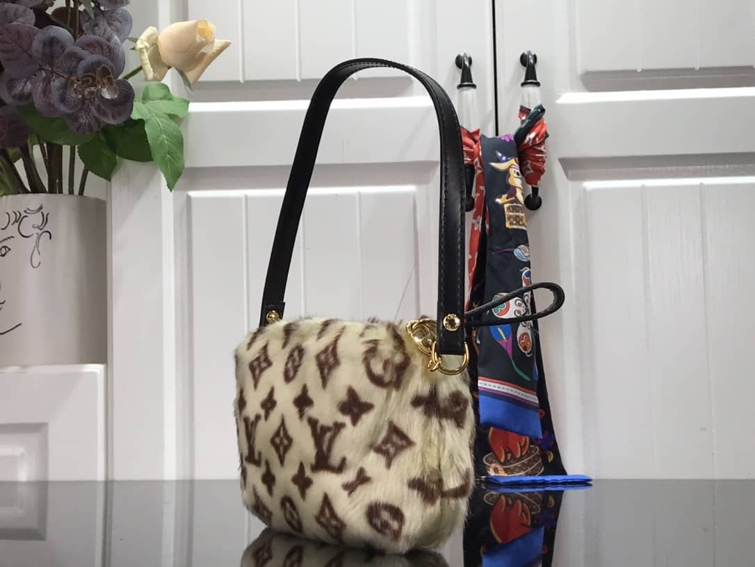 Louis Vuitton Mink Monogram Vision Milla PM Pochette - DEEPREPS