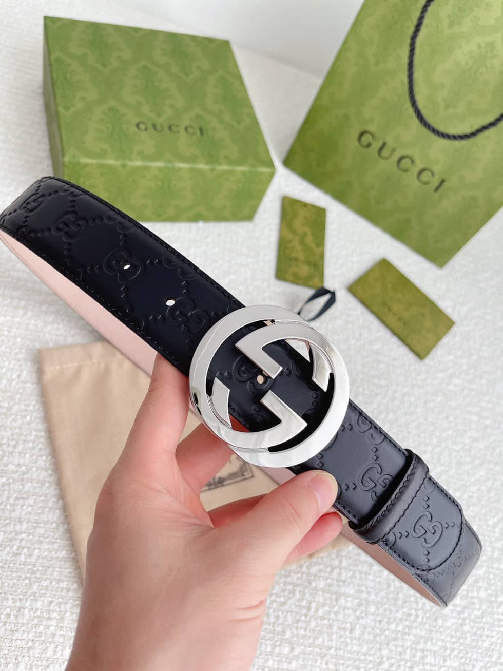 Replica Gucci Buckle Belt 40mm - DEEPREPS