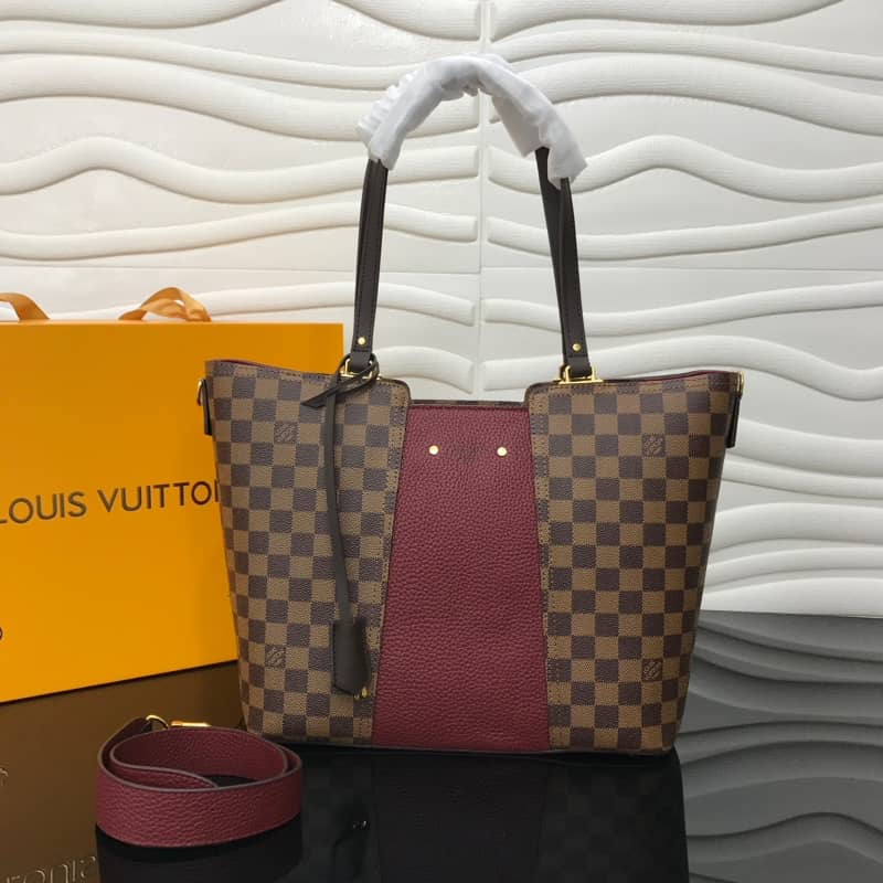 Louis Vuitton Jersey Damier Ebene Canvas Magnolia Bag Replica Purple N44041 - DEEPREPS
