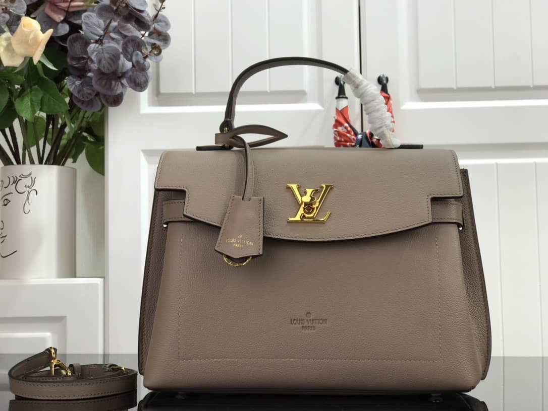 Louis Vuitton Lock Me Ever 2Way Bag Replica Gray M52787 - DEEPREPS