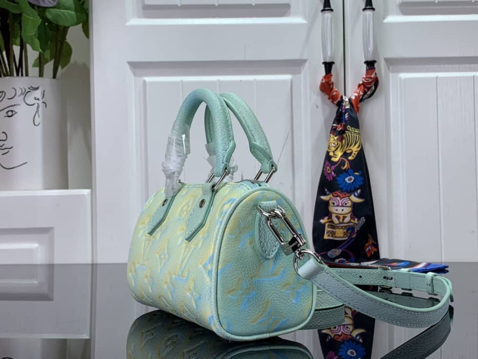 Louis Vuitton Nano Speedy Green M81508 Replica Shoulder Bag - DEEPREPS