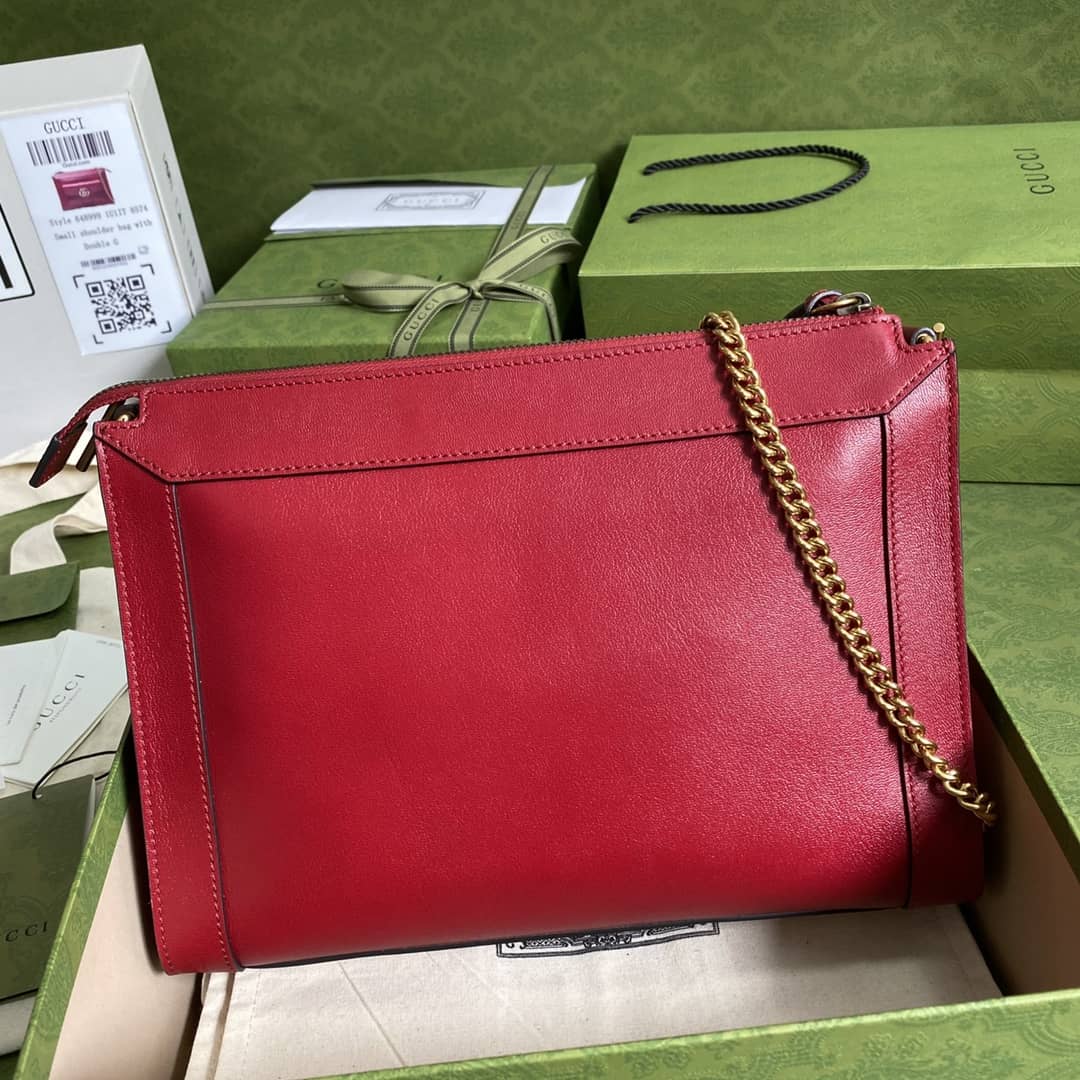 Gucci Double G Small Shoulder Bag Replica 648999 - DEEPREPS