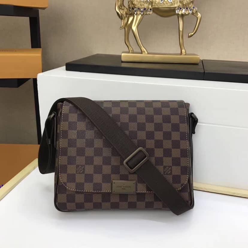 Louis Vuitton Damier Ebene Macassar Replica Shoulder Bag M41213 - DEEPREPS