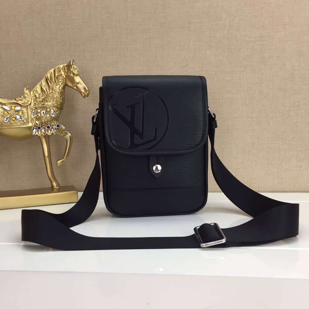 Louis Vuitton EPI Downtown BB Replica Messenger Bag Black M53497 - DEEPREPS