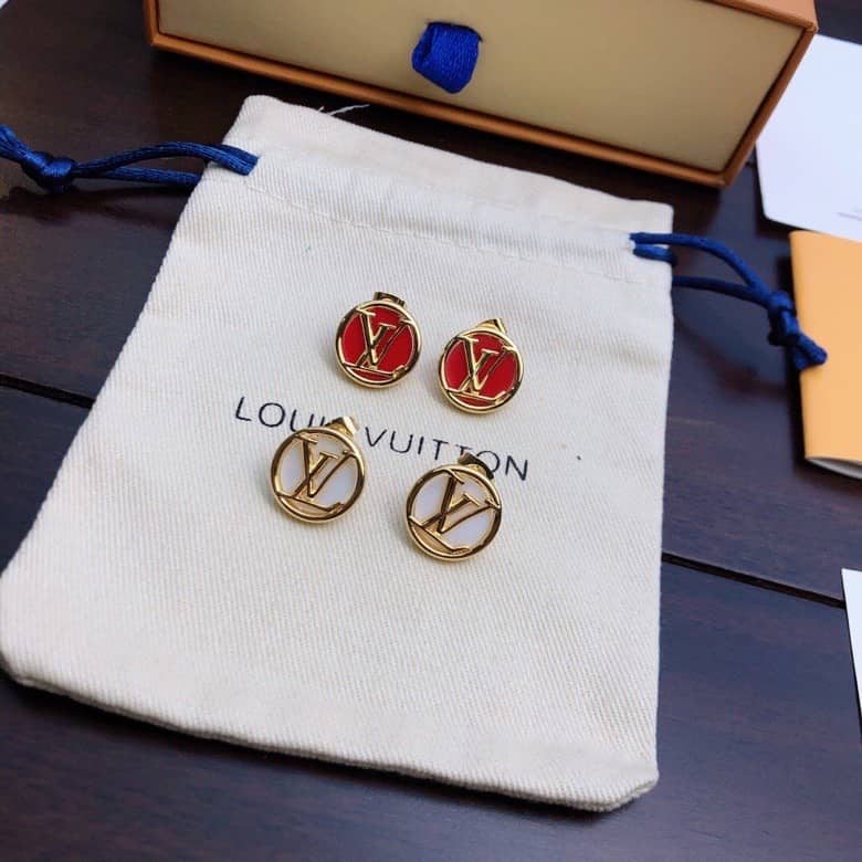 LV Hoop Earrings Dupe Logo AAA+ - DEEPREPS