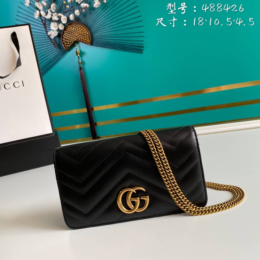 Gucci Crossbody Dupe Marmont GG Matelassé 488426 - DEEPREPS