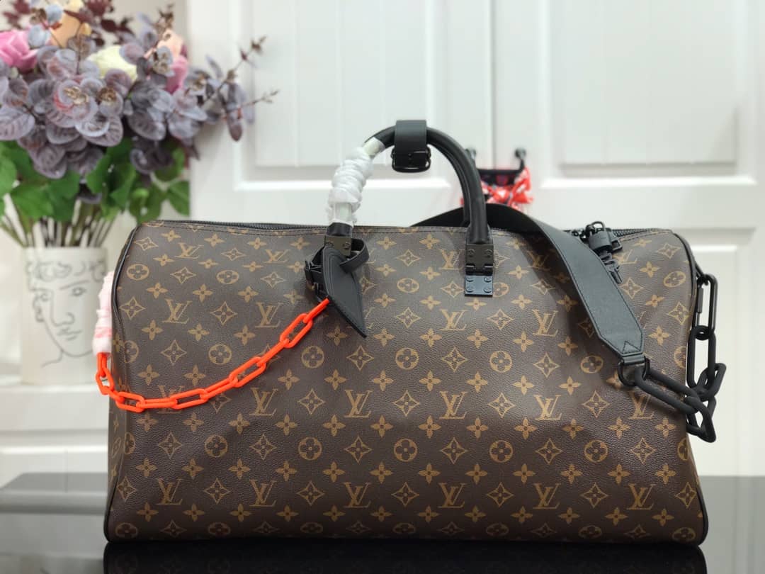 Louis Vuitton Keepall Bandouliere 50 Monogram Solar Ray Canvas Replica Bag M44471 - DEEPREPS
