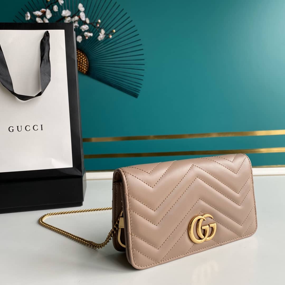 Gucci Crossbody Dupe Marmont GG Matelassé 488426 - DEEPREPS
