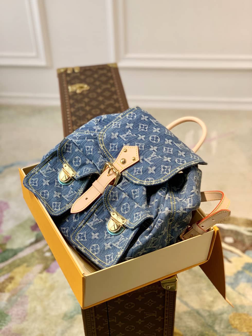 Louis Vuitton Monogram Denim M44460 Replica Backpack - DEEPREPS