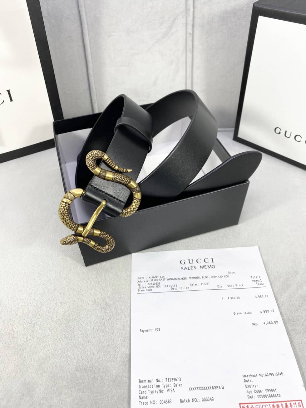 Knockoff Gucci Logo Belt 40mm - DEEPREPS