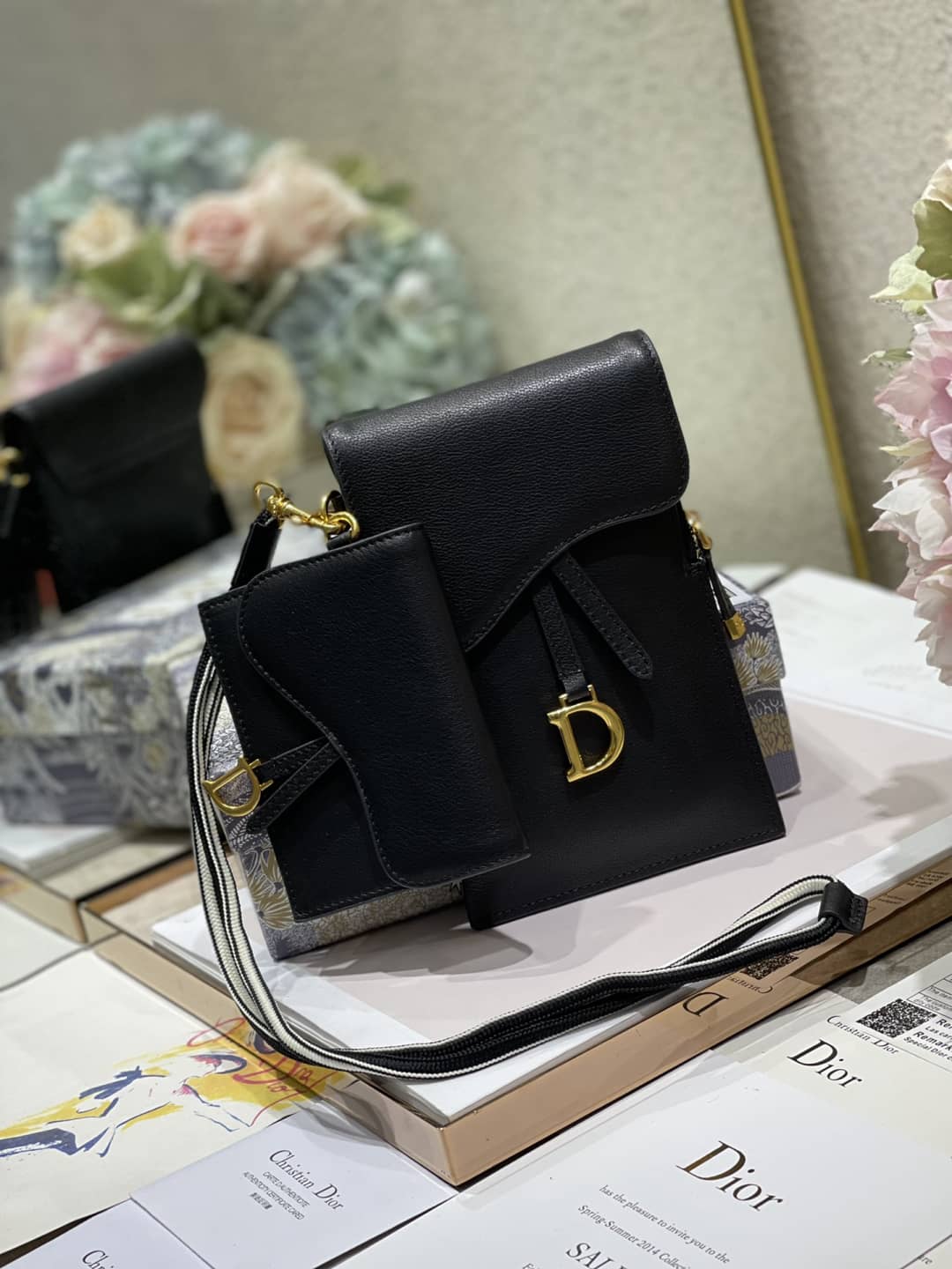 Dior Saddle Bag Dupe Vertical Pouch - DEEPREPS