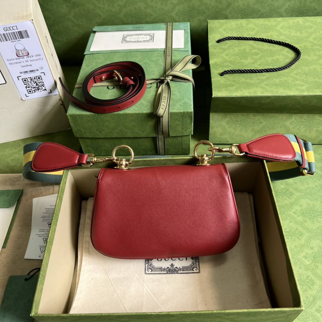 Gucci Blondie Mini Bag Red 698643 Replica Crossbody Bag - DEEPREPS