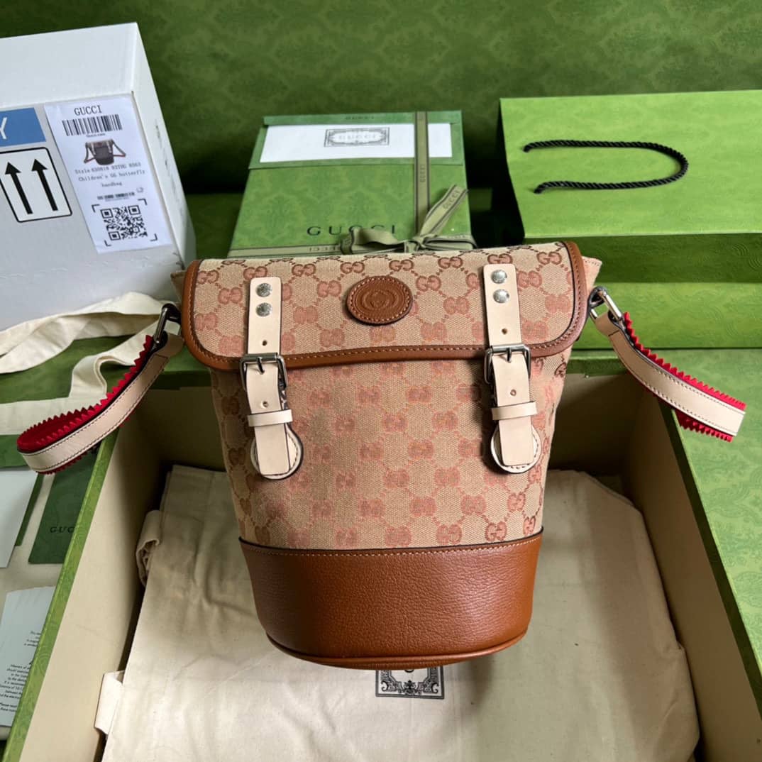 Gucci GG Supreme Canvas Bucket Bag Replica 630819 - DEEPREPS