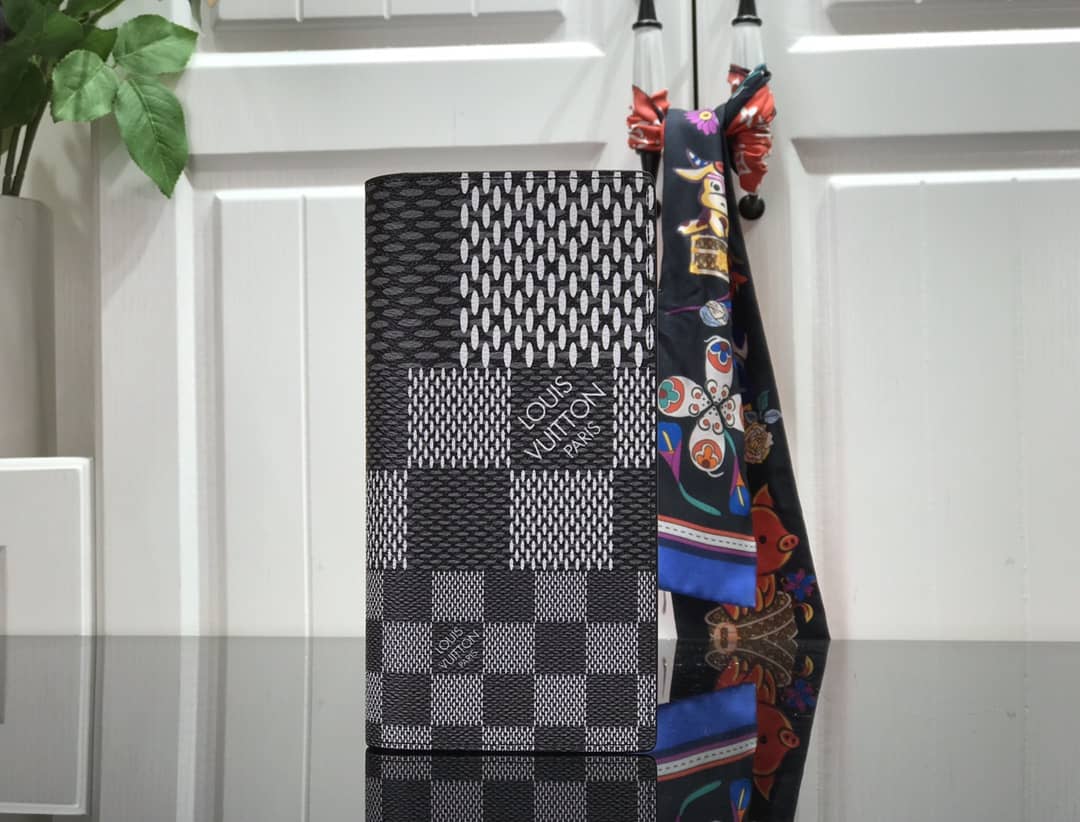 Louis Vuitton Multiple Wallet Damier Infini Leather Replica Gray N60440 - DEEPREPS