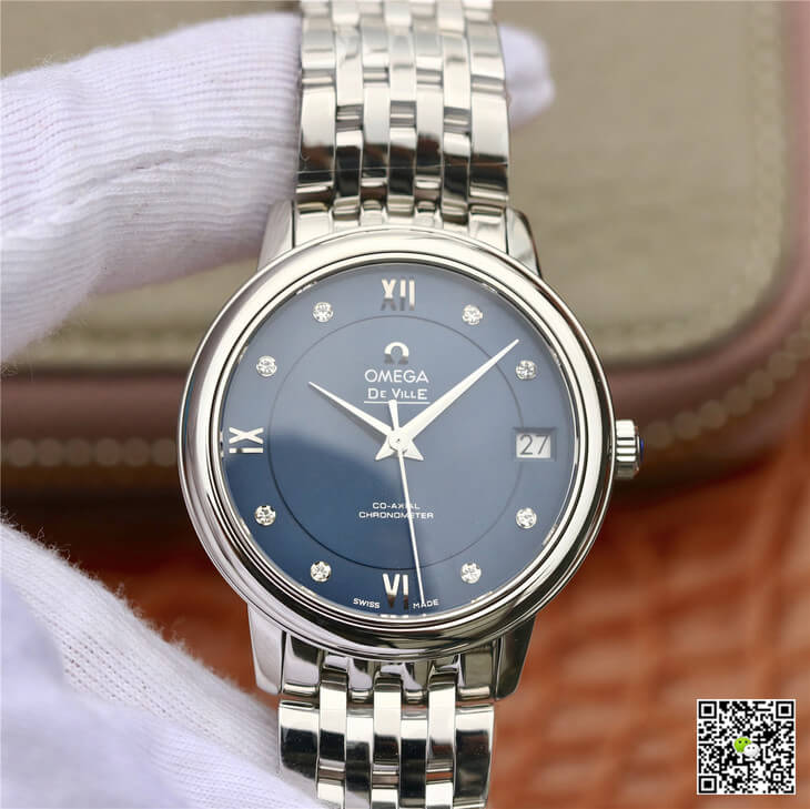 Replica Omega De Ville 424.10.33.20.53.001 1:1 Best Edition Diamond Dial - DEEPREPS
