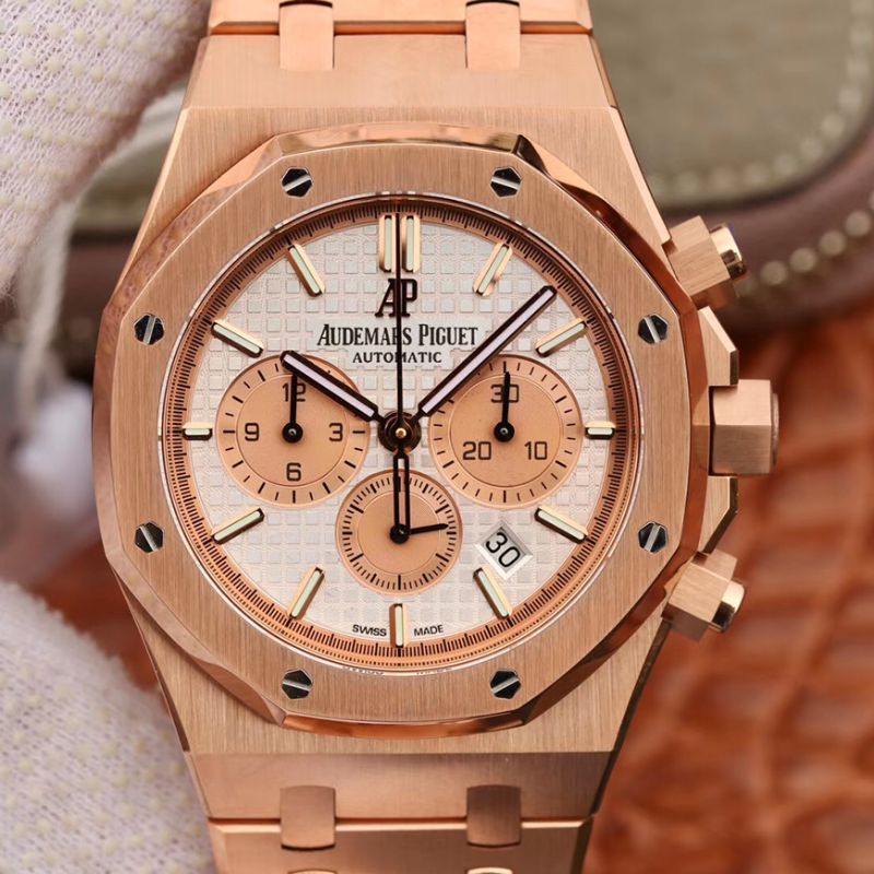 Replica Audemars Piguet Royal Oak Chronograph 26331OR.OO.1220OR 1:1 Best Edition White Dial - DEEPREPS